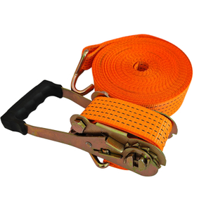 2" 5 Ton 6-12m European Standard Custom Ratchet straps with Plastic Handle Ratchet Tie Down straps