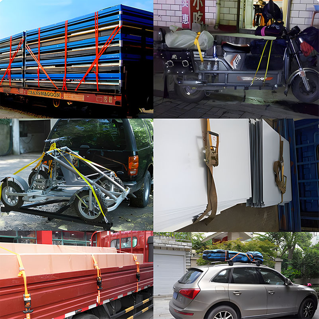 Customized Container Ratchet Tie Down Strap cargo Lashing Strap for Cargo Control