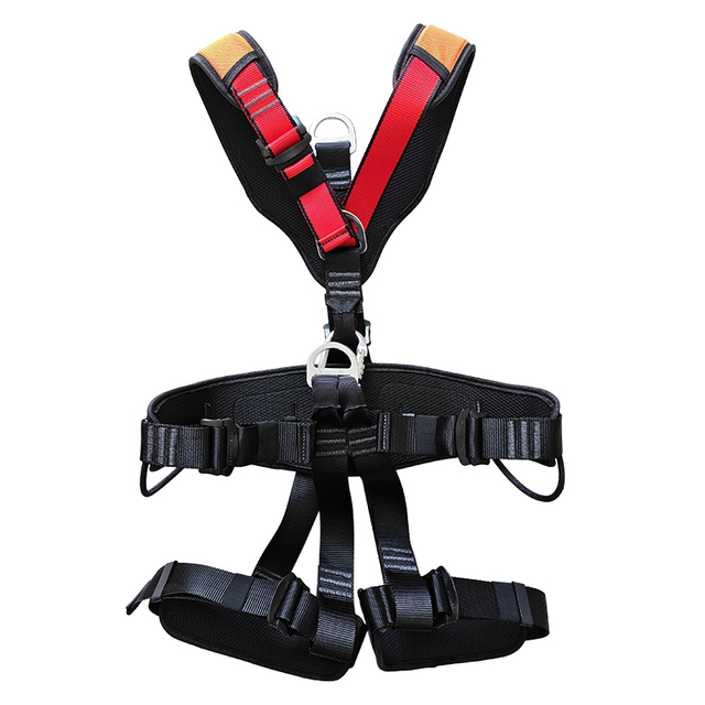 High Strength 5 points polyester full Body Fall Arrest Protection Safety Harness