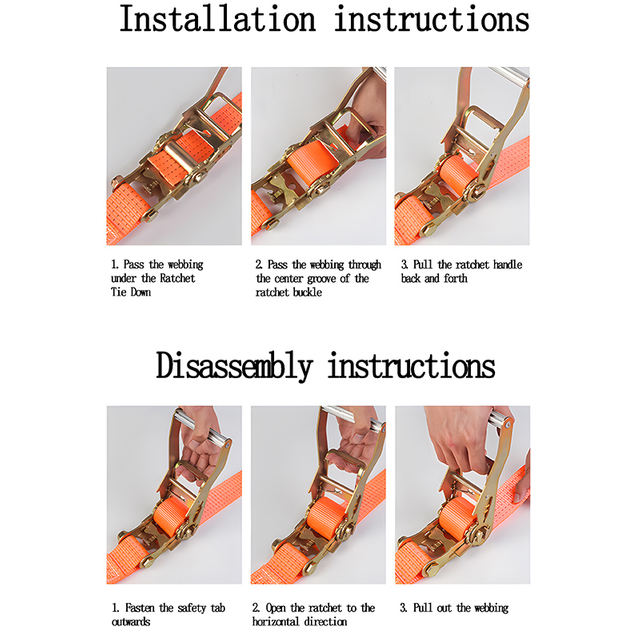 Factory Directly Supply ratchet tie down lashing strap ratchet buckle for cargo control wide handle ratchet buckle