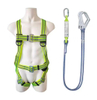 High Quality 5 Points Full Body Construction Safety Fall Protection Harness with Double Langard Seat Belt for Work at Height
